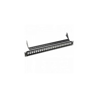 SOLARIX Patch panel 19", 1U, 24 porta, Cat6 (MXL-SX24M-0-STP-BK)